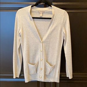 Banana Republic Grey Button Down Cardigan